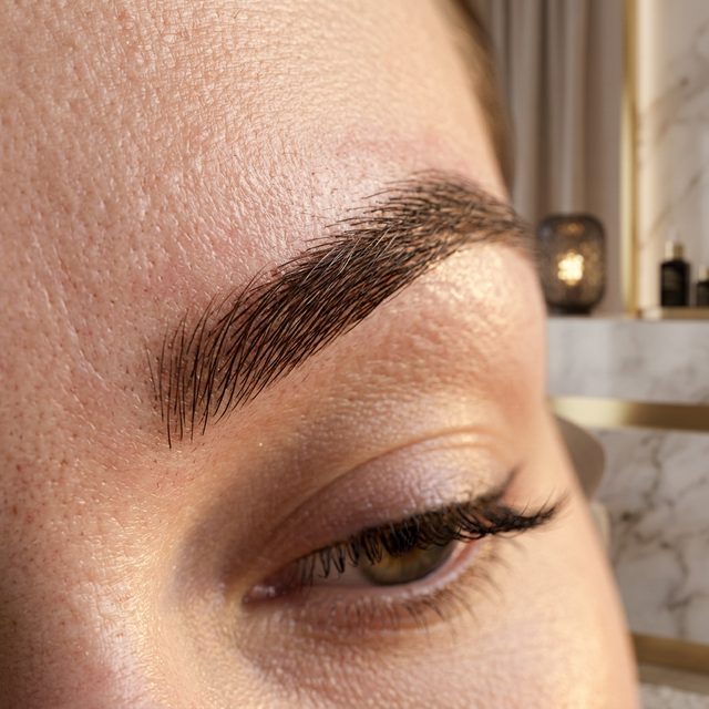 Microblading Hair Strokes Detail